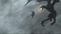 V: skyrim dragonborn fus ro dah jump wallpaper