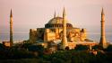Hagia sophia istanbul turkey cityscapes mosques wallpaper