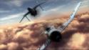 The sky crawlers aircraft artwork aviation clouds wallpaper