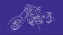 Blueprint motorbikes wallpaper