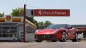 Cars ferrari gas station f12 berlinetta wallpaper