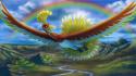 Nintendo pokemon artwork clouds digital art wallpaper