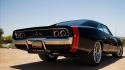 Old muscle cars dodge charger rt vintage car wallpaper