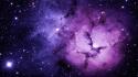 Purple nebula wallpaper