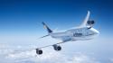Aircraft flight boeing 747 lufthansa wallpaper