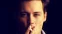 Johnny depp actors cigarettes wallpaper