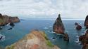 Madeira portugal wario bay cliffs wallpaper