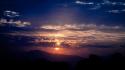 Sunset clouds landscapes sun skyscapes wallpaper