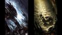 Alien vs. predator fan art movies wallpaper