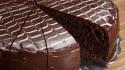 Chocolate food cakes wallpaper