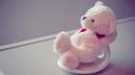 Cute pink teddy bear wallpaper