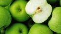 Green fruits apples wallpaper