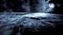 Moon dark nature outer space rise wallpaper
