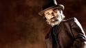 Unchained dr king schultz actors brown background wallpaper