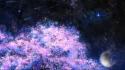 Artwork digital art meteor shower paintings space wallpaper
