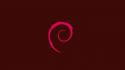 Debian linux operating systems simple background wallpaper