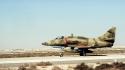 Kuwait airforce douglas a-4 jets fighter dive wallpaper