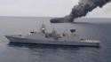 Nato vessel warships burning trail container marine wallpaper