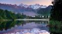 New zealand landscapes mountains nature wallpaper