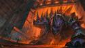 Warcraft hunter fantasy art artwork yaorenwo chromaggus wallpaper