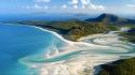 Australia beaches haven sea shorelines white wallpaper