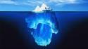 Blue iceberg wallpaper
