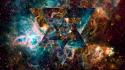 Outer space stars nasa nebulae spiral trippy wallpaper