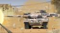 Desert storm weapons tanks vehicles leopard 2 wallpaper