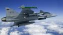 Gripen air force fighter jets airforce wing wallpaper