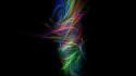 Multicolor digital art swirls whirlpools colors tornado wallpaper