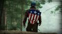 Stripes america: the first avenger and shields wallpaper