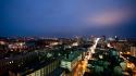Cityscapes ukraine city lights donetsk wallpaper