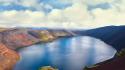Clouds landscapes nature lakes skyscapes wallpaper