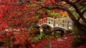 Japanese garden british columbia wallpaper