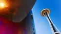 Space Needle Tower Seattle wallpaper