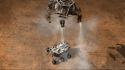 Spaceships vehicles landing land rover curiosity vehicle wallpaper