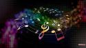 Colors dial multicolor music musical notes wallpaper