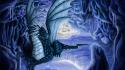 Dragons fantasy art artwork wallpaper