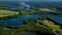 Forests germany fields town lakes rivers land wallpaper