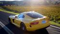 Yellow cars race motion srt viper wallpaper