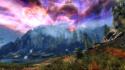 Scrolls v: skyrim aurora borealis video games wallpaper