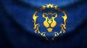 Alliance world of warcraft blue lions wallpaper
