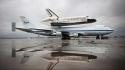 Shuttle carrier aircraft space discovery rocket wallpaper
