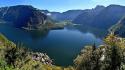 Austria hallstatt unesco world heritage site forests lakes wallpaper