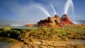 Bing yellowstone national park geysers nature wallpaper