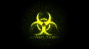 Biohazard symbol wallpaper