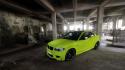 Bmw 1 series m coupe cars green static wallpaper