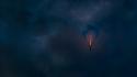 Clouds flight fly hot air balloons night wallpaper