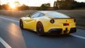Ferrari motion novitec rosso cars yellow wallpaper