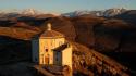 Italia italy santa maria della pietà landscapes mountains wallpaper